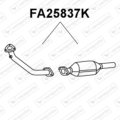 FA25837K VENEPORTE Катализатор (фото 2)