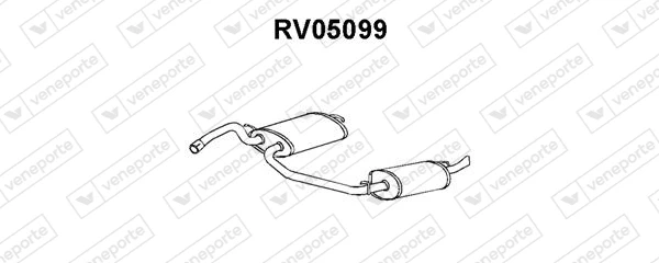 RV05099 VENEPORTE Глушитель выхлопных газов конечный (фото 2)