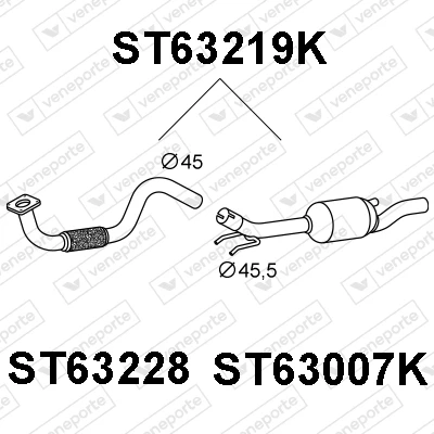 ST63219K VENEPORTE Катализатор (фото 2)