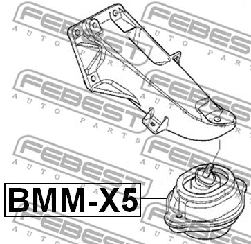 BMM-X5 FEBEST Подвеска, двигатель (фото 1)