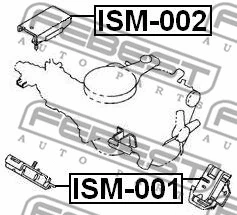 ISM-001 FEBEST Подвеска, двигатель (фото 2)