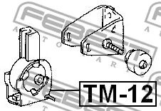 TM-12 FEBEST Подвеска, двигатель (фото 2)