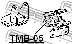 TMB-05 FEBEST Подвеска, двигатель (фото 2)