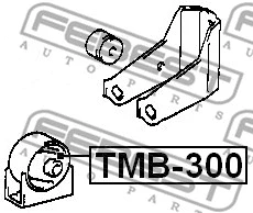 TMB-300 FEBEST Подвеска, двигатель (фото 2)