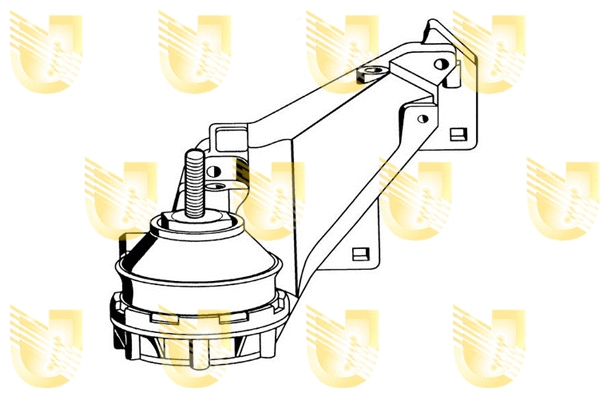 396176 UNIGOM Подвеска, двигатель (фото 1)