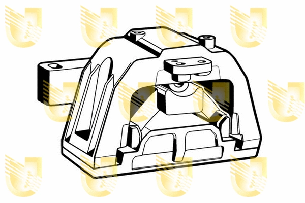 396825 UNIGOM Подвеска, двигатель (фото 1)