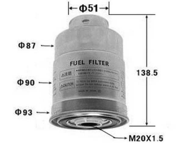 FC321 VIC Фильтр топливный fc-321 (фото 1)