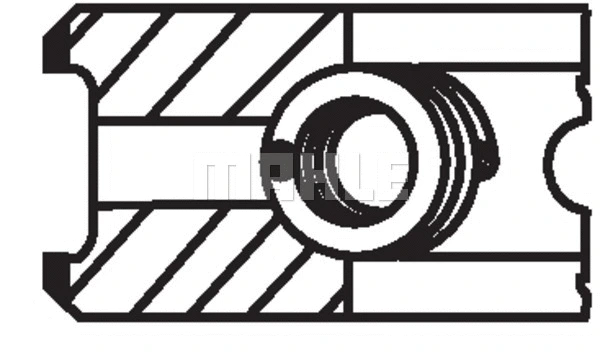 001 RS 00110 0N0 KNECHT/MAHLE Комплект поршневых колец (фото 1)