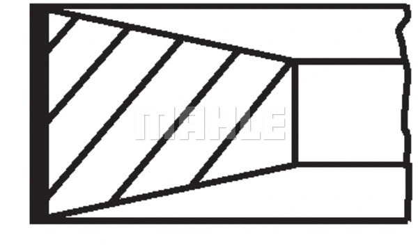 013 RS 00135 0N0 KNECHT/MAHLE Комплект поршневых колец (фото 2)