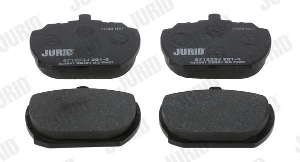 571233J JURID Комплект тормозных колодок, дисковый тормоз (фото 2)