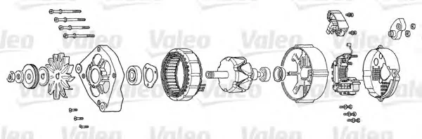 A14V01 VALEO Генератор (фото 1)