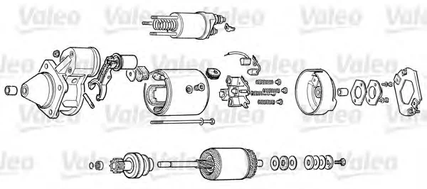 D9E31 VALEO Стартер (фото 1)