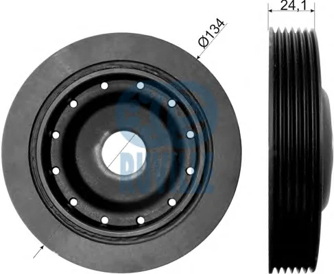 515510 RUVILLE Шкив коленвала (фото 1)