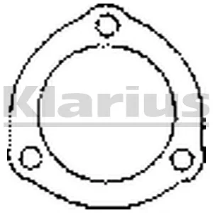 410349 KLARIUS Прокладка, труба выхлопного газа (фото 1)