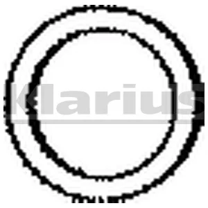 410566 KLARIUS Прокладка, труба выхлопного газа (фото 1)
