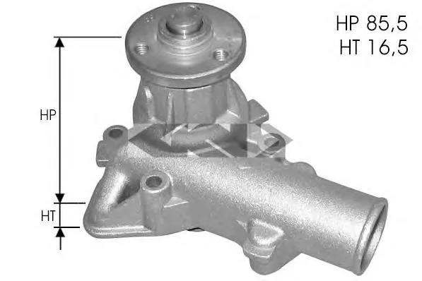 60186 GKN SPIDAN/LOEBRO Водяной насос (помпа) (фото 1)