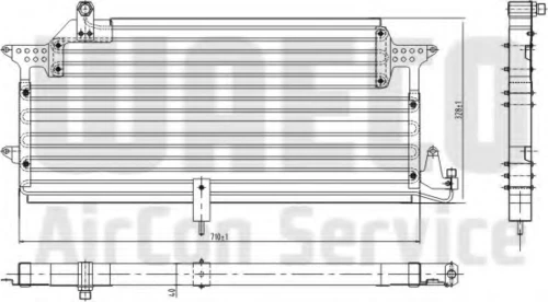 8880400035 WAECO Конденсатор, кондиционер (фото 4)