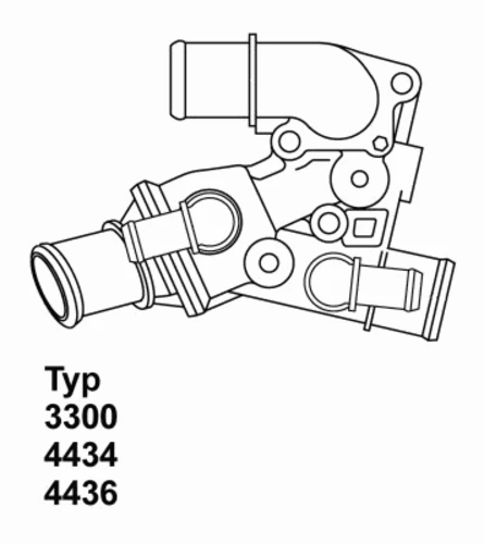 3300.80D WAHLER Термостат, охлаждающая жидкость (фото 3)