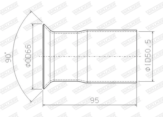 07187 WALKER Труба выхлопного газа (фото 15)