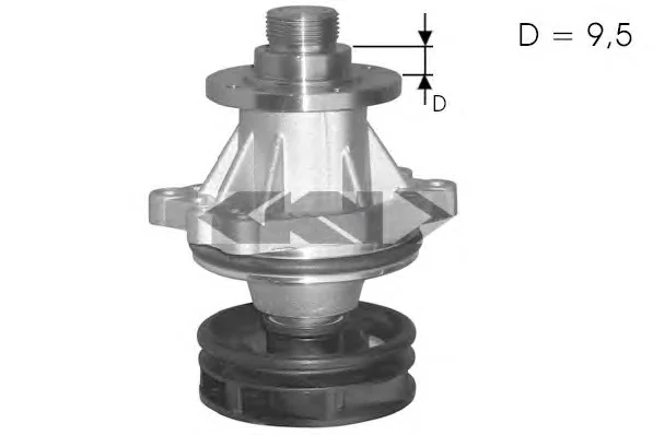 60356 GKN SPIDAN/LOEBRO Водяной насос (помпа) (фото 1)
