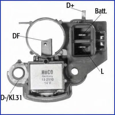 132910 HITACHI/HUCO Регулятор напряжения генератора (фото 1)