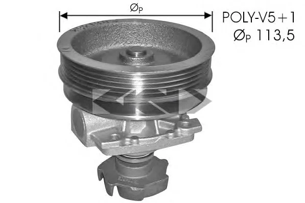 60523 GKN SPIDAN/LOEBRO Водяной насос (помпа) (фото 1)