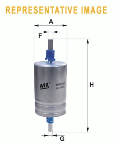 WF8333 WIX Топливный фильтр (фото 2)