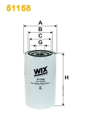 51158 WIX Масляный фильтр (фото 2)