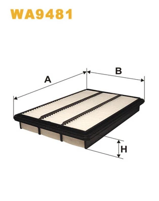 WA9481 WIX Воздушный фильтр (фото 4)