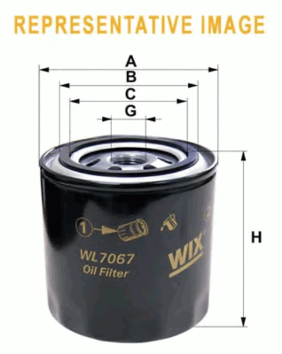 WL7310 WIX Масляный фильтр (фото 2)