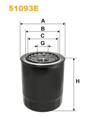 51093E WIX Масляный фильтр (фото 2)