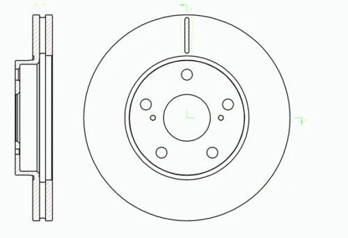 D61043.10 WOKING Тормозной диск (фото 2)