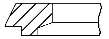 3.0mm 050IWU NT P F14 GOETZE Поршневое кольцо (фото 1)