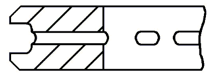 4.0mm 031 CR P GOE13 GOETZE Поршневое кольцо (фото 1)