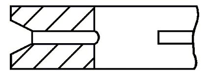 5.5mm 036 GOE13 GOETZE Поршневое кольцо (фото 1)