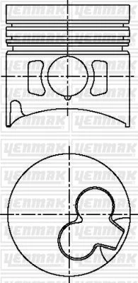 31-04608-000 YENMAK Поршень (фото 2)
