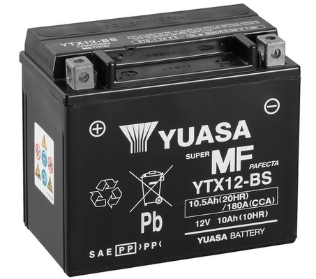 YTX12-BS YUASA Стартерная аккумуляторная батарея (фото 3)