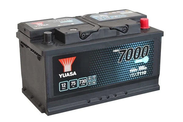 YBX7110 YUASA Стартерная аккумуляторная батарея (фото 2)