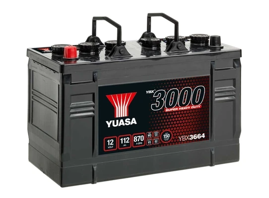 YBX3664 YUASA Стартерная аккумуляторная батарея (фото 2)