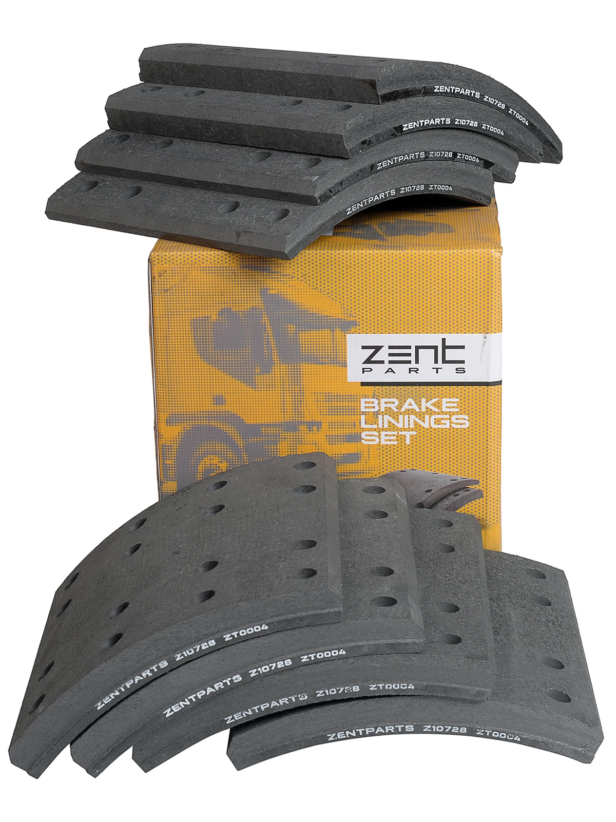 Z10728 Zentparts Комплект тормозных башмаков, барабанные тормоза (фото 10)