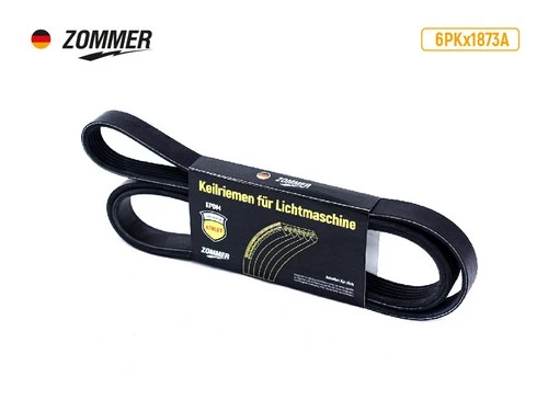 6PK1873A ZOMMER Ремень 1873 (6рк) (epdm) chevrolet lacetti,aveo,nubira, audi a6,bmw athlet zommer (фото 1)