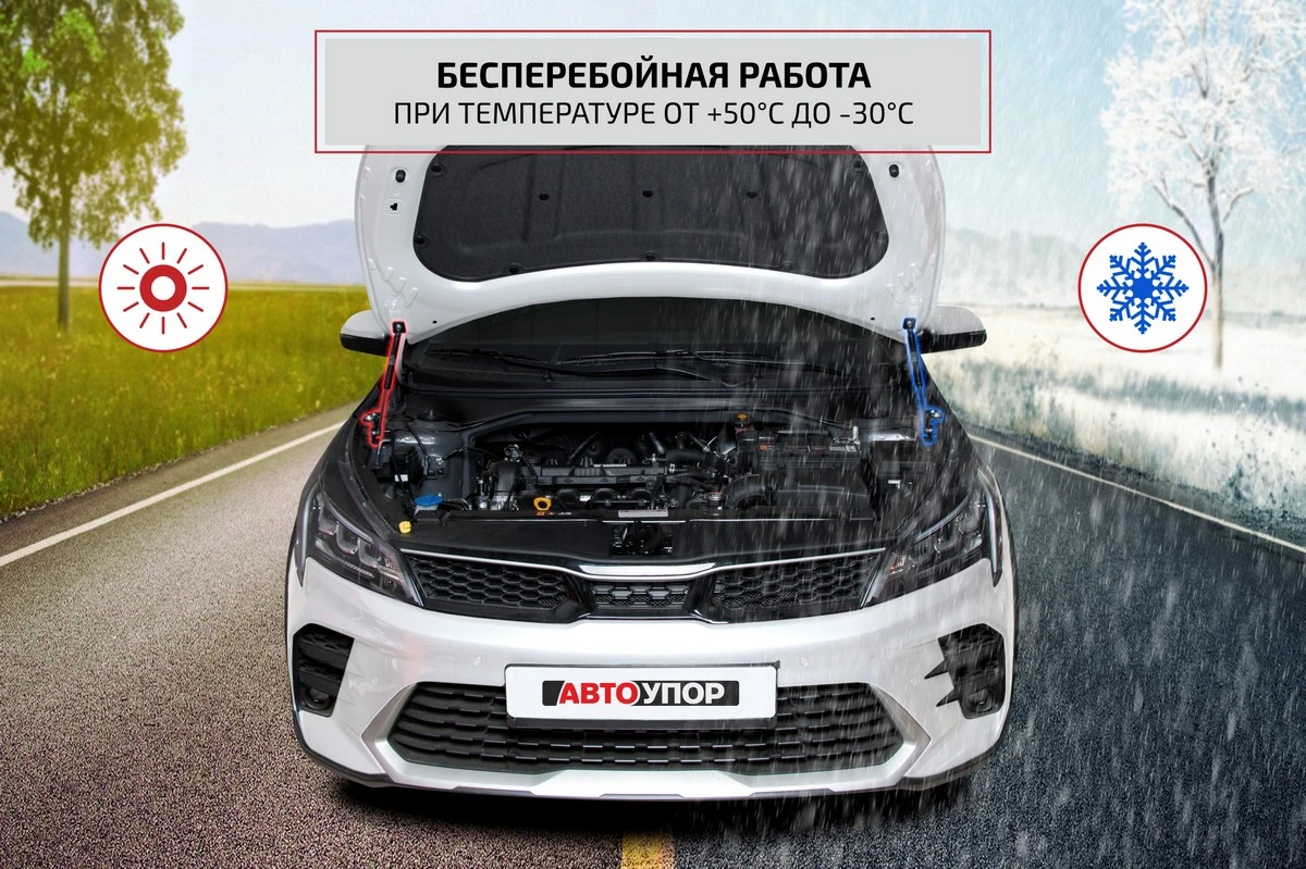 UREKAP021 АВТОУПОР Упоры капота газовые 2 шт renault kaptur (вкл. extreme) 16-20 (фото 3)