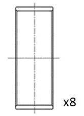 BB2056-STD FAI AUTOPARTS Шатунный подшипник (фото 1)