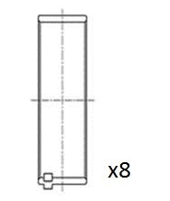 BB2082-STD FAI AUTOPARTS Шатунный подшипник (фото 1)