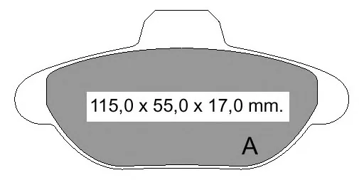 834460 VEMA Тормозные колодки (фото 1)