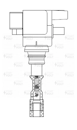 SC 0849 STARTVOLT Катушка зажигания (фото 3)