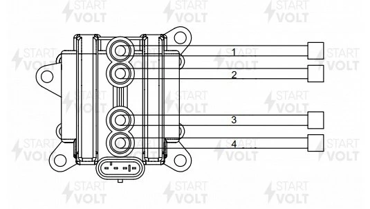 SC 0906 STARTVOLT Катушка зажигания (фото 1)