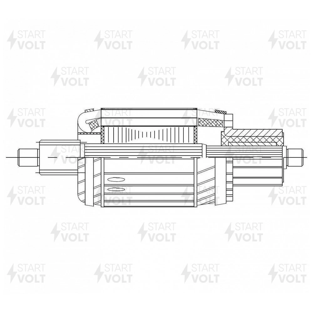 SR 0703 STARTVOLT Якорь, стартер (фото 5)