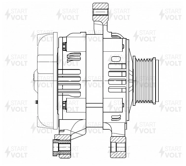 LG 1941 STARTVOLT Генератор (фото 1)