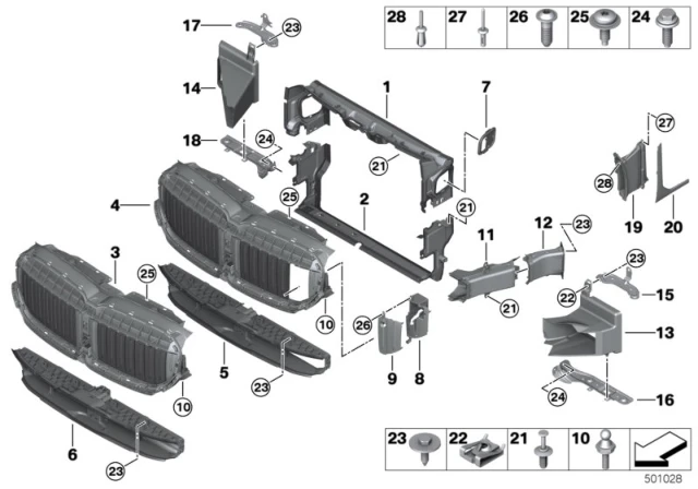 07 14 9 807 127 BMW 07149807127 заклепка с распорной втулкой l = 11mm 3' f34 gt, lci, 4' f32, f33, f36 gran coupe, (фото 5)